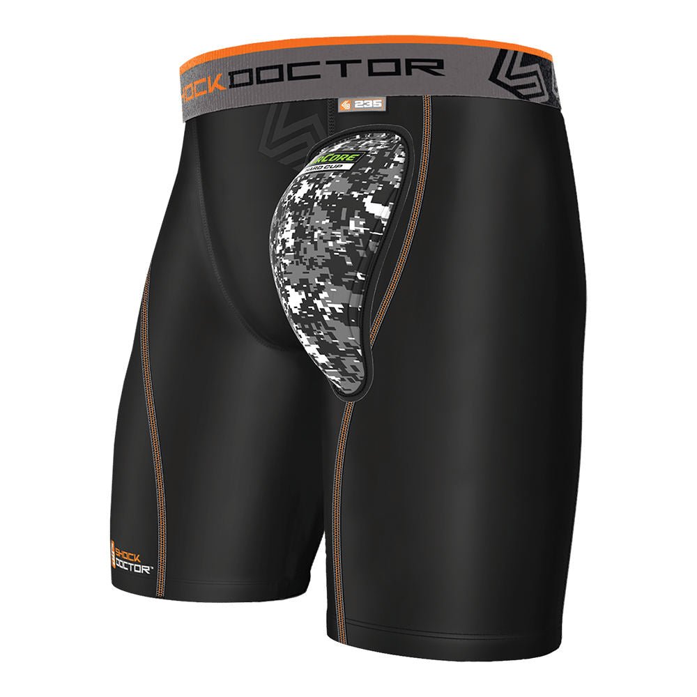Shock Doctor Sport Short Sleeve Compression Top, White, Adult Medium 