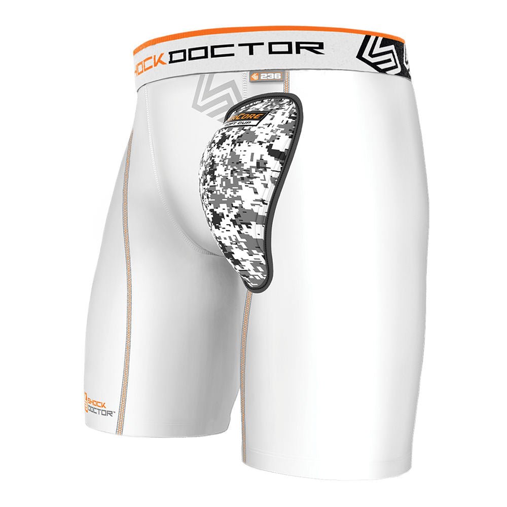 Shock Doctor Compression Shorts Groin Cup Combo Black Canada